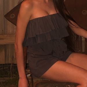 Gray romper